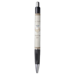 Personalised 60th Anniversary Pens, Diamond