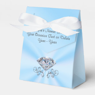 Personalised 60th Wedding Anniversary Favours Boxe Favour Box