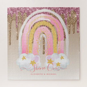 Personalised 676 Piece JIGSAW Christmas Rainbow Ji Puzzle