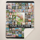 Personalised 68 Photo Collage Custom Colour
