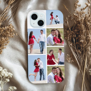 Personalised 6 Photo Collage iPhone 15 Case