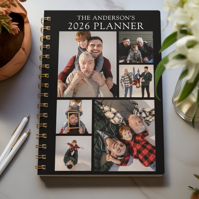 Personalised 6 Photo Collage Yearly Planner (Creator Uploaded)