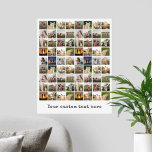 Personalised 72 Photo Collage Poster<br><div class="desc">Create Your Own Personalised 72 Photo Collage Poster</div>