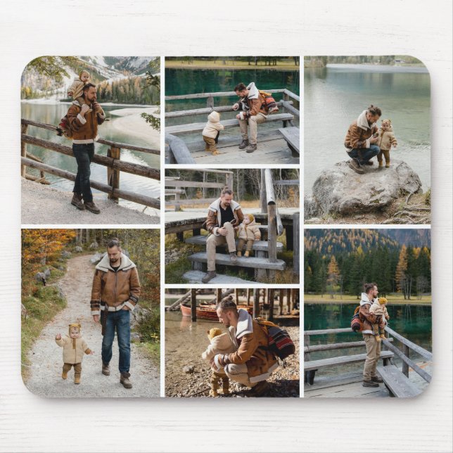 Personalised 7 Photo Mousepad (Front)