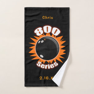 Personalised 800 Series with date & name, Bowling Hand Towel