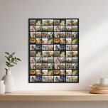 Personalised 80 Photo Collage Faux Canvas Print<br><div class="desc">Create Your Own Personalised 80 Photo Collage Faux Canvas Print</div>