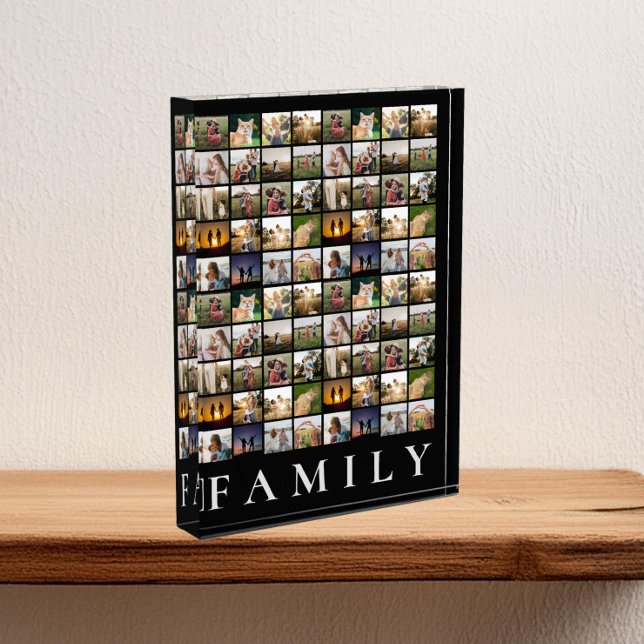 Personalised 80 Photo Collage Photo Block (Creator Uploaded)