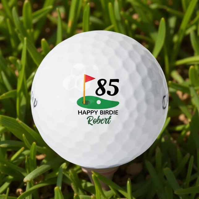 Personalised 85th Birthday Gift for Golfer Golf Balls (Creator Uploaded)