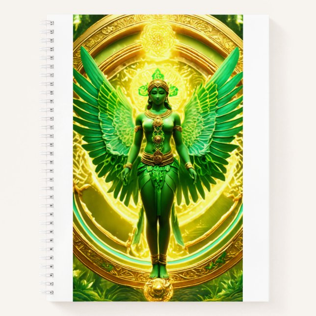 Personalised 8.5" x 11" Spiral Notebook – Custom C (Front)
