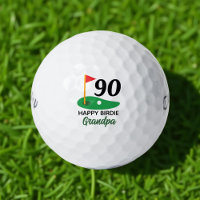 Personalised 90th Birthday Gift for Golfer