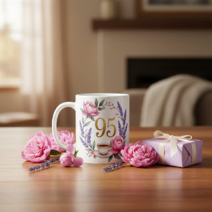 Personalised 95th Birthday Grandma Elegant Mug