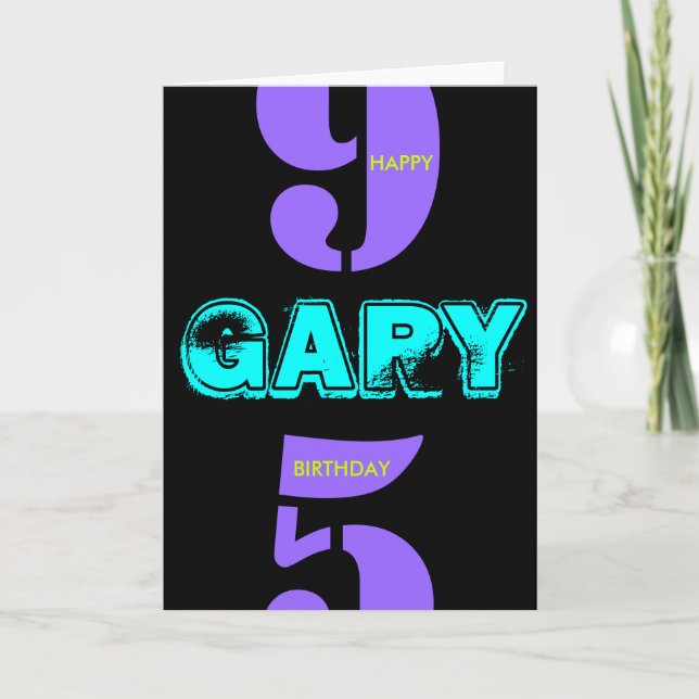 Personalised 95th Birthday POP Greeting Card (Front)