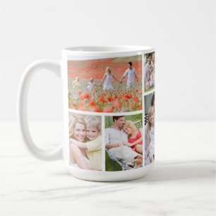 Personalised 9 Family Photo Mug