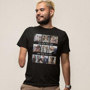 Personalised 9 Photo Collage T-Shirt