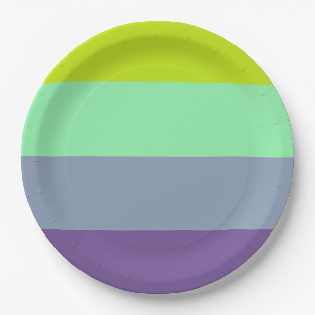 Personalised 9" Round Paper Plate (Front)