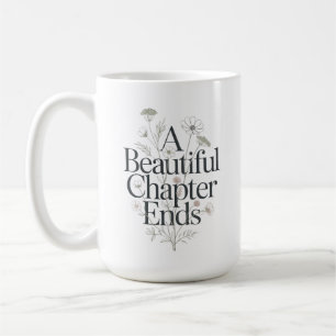 Personalised A Beautiful Chapter Ends Retirement Coffee Mug
