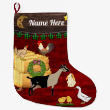 Personalised - A Country Christmas Alpine Goat 
