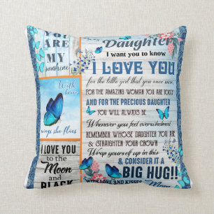 Personalised A Letter To My Daughter, Cushion