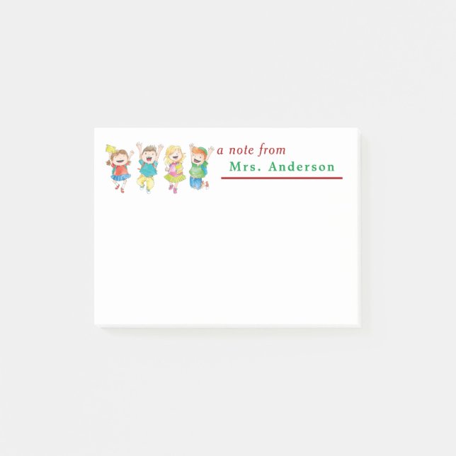 Personalised A Note From The Teacher (Front)