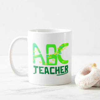 Personalised ABC Teacher Coffee Mug