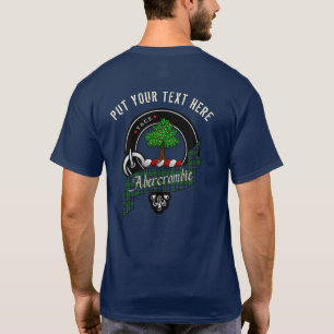 Personalised Abercrombie Clan Badge Adult T-Shirt