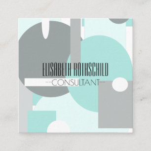 Personalised Abstract Geometry Art Business Card
