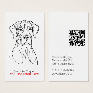 Personalised Abstract Great Dane