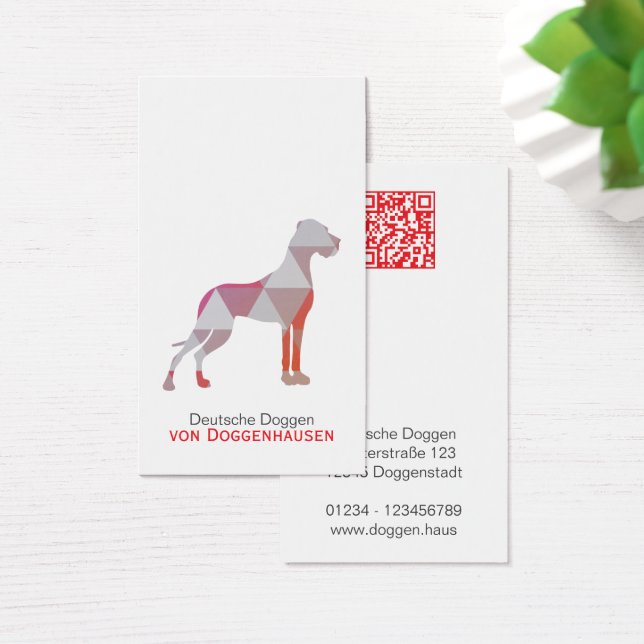 Personalised Abstract Great Dane  (Desk)
