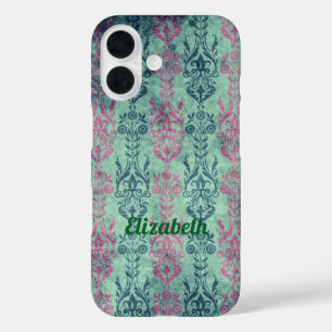 Personalised Abstract Greenery iPhone 16 Case