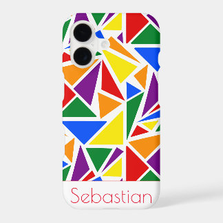 Personalised Abstract LGBTQ Rainbow Pride Colours