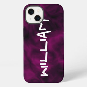 Personalised Abstract Purple iPhone Tough Case
