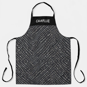 Personalised Abstract Stylish Modern Patterned Apron