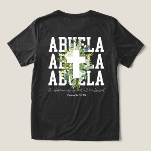 Personalised Abuela Blessed Grandma Shirt