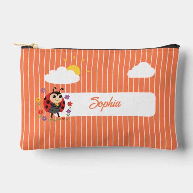 Personalised Accessory Pouch with Custom Name (Front)