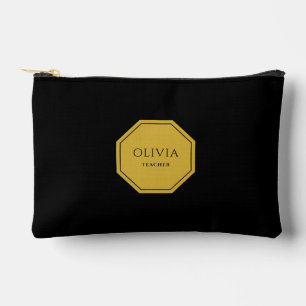 Personalised Accessory Pouch with Name and Title