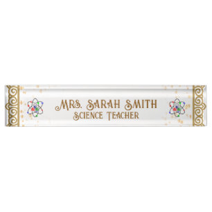 Personalised Acrylic Teacher Desk Sign 2026 Gift