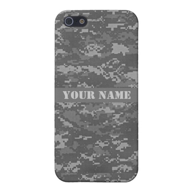 Personalised ACU Digital Camouflage iPhone 5C Case Case For iPhone 5/5S (Back)