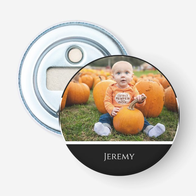 Personalised Add-an-Image Magnet Bottle Opener (Front)