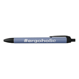 Personalised add name rowers ergoholic fun black ink pen
