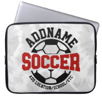 Personalised ADD NAME Soccer Player Team Tie-Dye