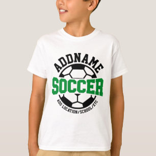 Personalised ADD NAME Soccer Player Team Tie-Dye T-Shirt
