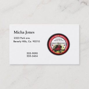 Personalised Add Your Name Oil Field Safety Logo Business Card