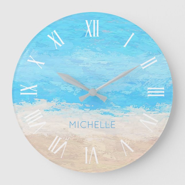 Personalised Add Your Own Name | Wall Clock (Front)