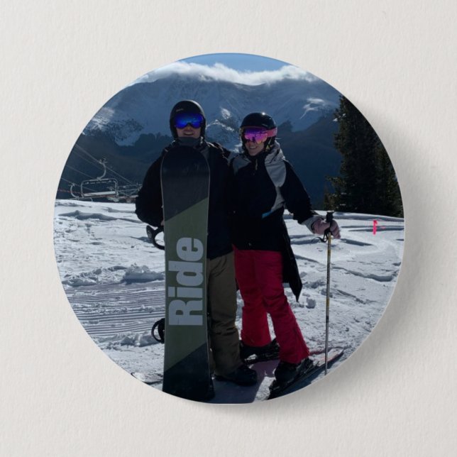 Personalised Add your own photo 7.5 Cm Round Badge (Front)