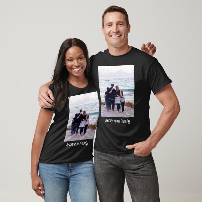 Personalised add your photo and text T-Shirt (Unisex)