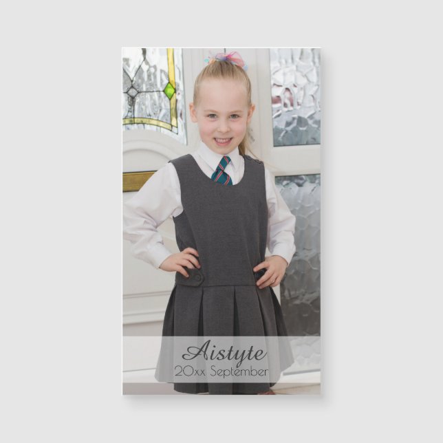 Personalised Add Your Photo, Name & Date (Front)