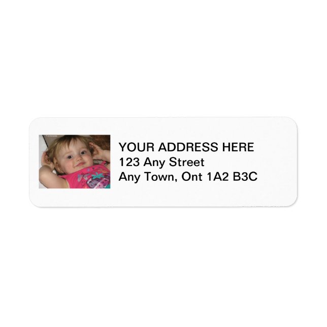 Personalised Address Labels (Front)
