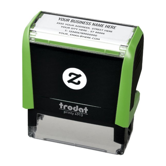 Personalised Address Name Info Professional Stamp (Product)