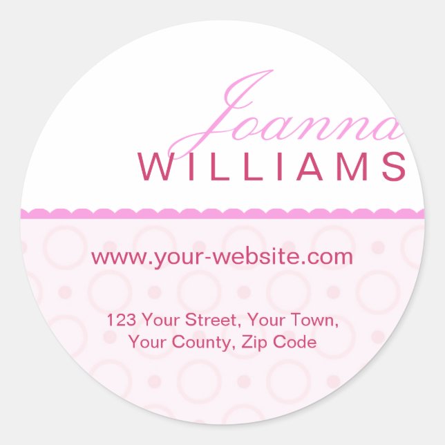 Personalised Address Stickers (Front)