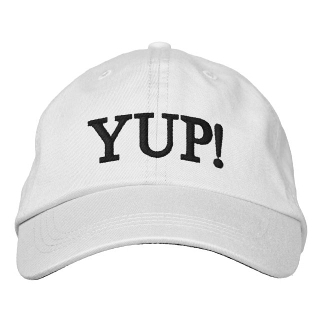 Personalised Adjustable Hat (Front)
